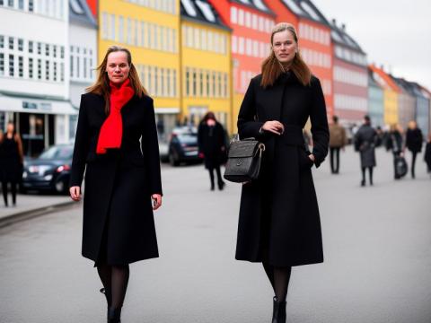 Denmark København (Copenhagen) Portrait High Street women fashion
