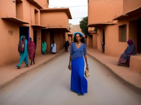 Eritrea Asmara Portrait High Street women fashion