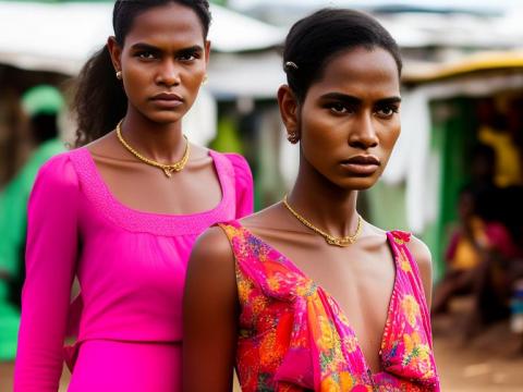 Fiji Suva Portrait High Street women fashion