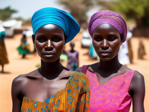 Gambia Banjul Portrait High Street women fashion