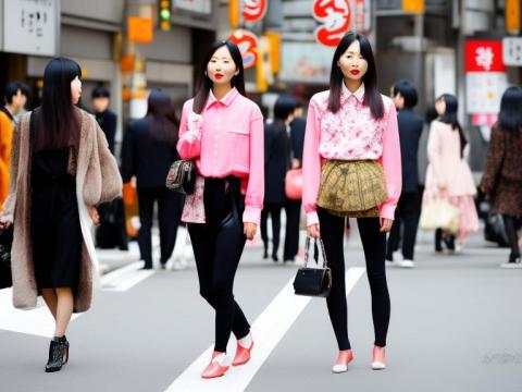Japan Tokyo Portrait High Street women fashion
