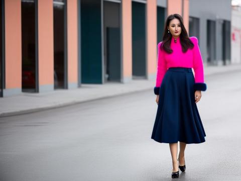 Kazakhstan Astana Portrait High Street women fashion