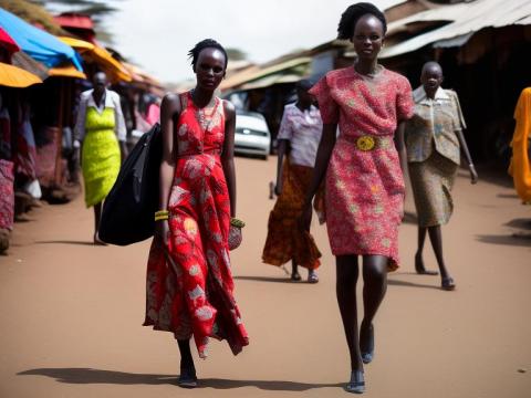 Kenya Nairobi Portrait High Street women fashion