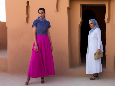 Morocco Rabat Portrait High Street women fashion