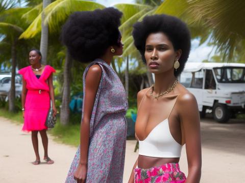 Niue Alofi Portrait High Street women fashion