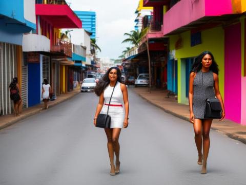 Panama Ciudad de Panamá (Panama City) Portrait High Street women fashion