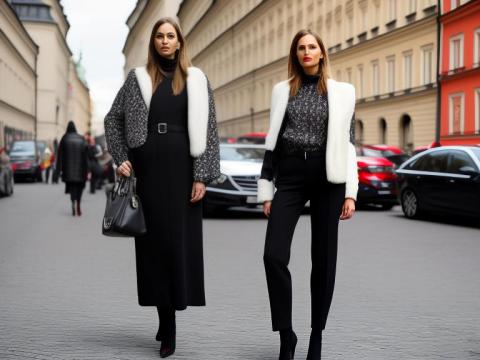 Poland Warszawa (Warsaw) Portrait High Street women fashion