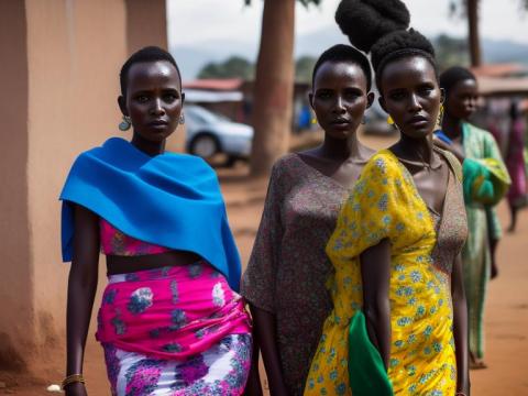 Rwanda Kigali Portrait High Street women fashion