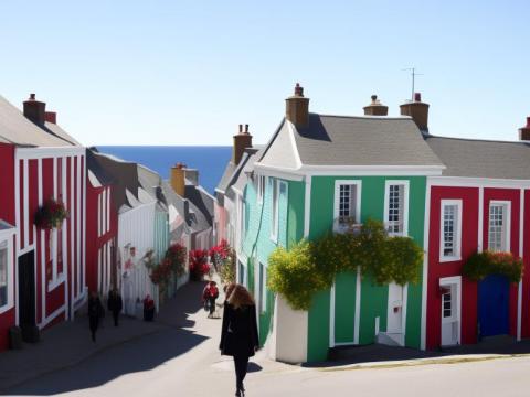 Saint Pierre and Miquelon Saint-Pierre Portrait High Street women fashion