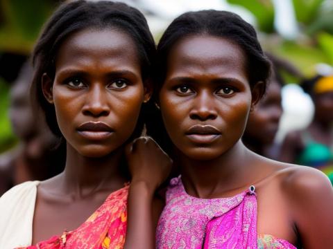 Solomon Islands Honiara Portrait High Street women fashion