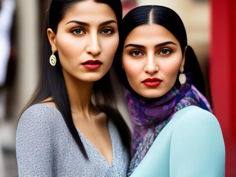 Uzbekistan Tashkent Portrait High Street women fashion