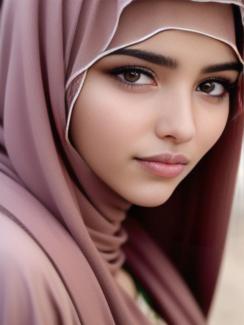 Algeria El Djazaïr  (Algiers) 20 year old Woman portrait close up