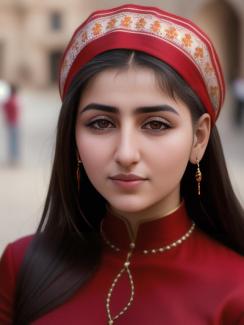 Armenia Yerevan 20 year old Woman portrait close up