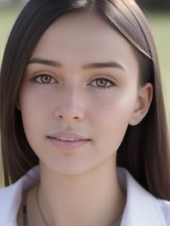 Australia Canberra 20 year old Woman portrait close up