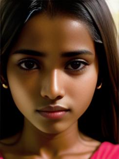 Bangladesh Dhaka 20 year old Woman portrait close up