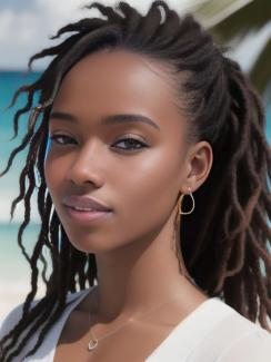 Bermuda Hamilton 20 year old Woman portrait close up