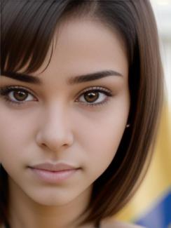 Brazil Brasília 20 year old Woman portrait close up
