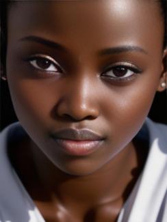 Burundi Bujumbura 20 year old Woman portrait close up