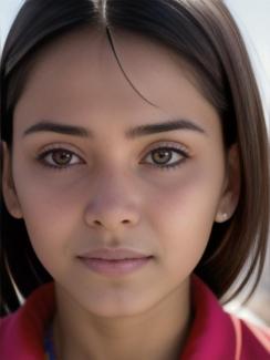 China Beijing 20 year old Woman portrait close up