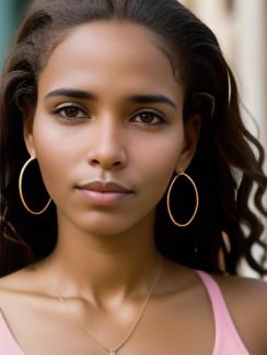 Croatia Zagreb 20 year old Woman portrait close up