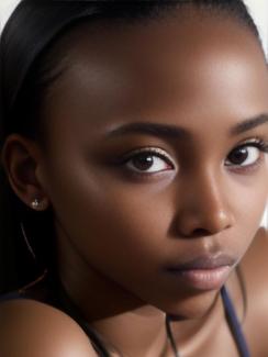 Djibouti Djibouti 20 year old Woman portrait close up