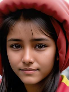 Dominican Republic Santo Domingo 20 year old Woman portrait close up