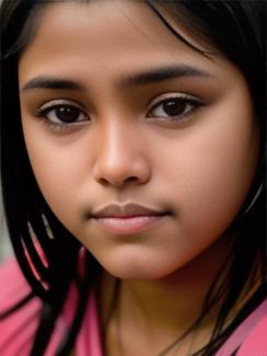 Egypt Al-Qahirah (Cairo) 20 year old Woman portrait close up