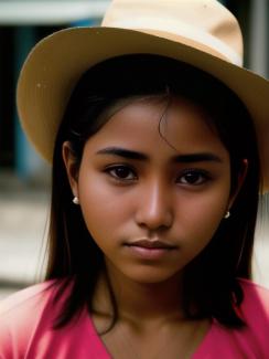 Guam Hagåtña 20 year old Woman portrait close up
