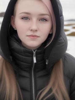 Hungary Budapest 20 year old Woman portrait close up
