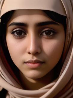 Iran (Islamic Republic of) Tehran 20 year old Woman portrait close up