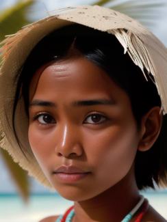 Kenya Nairobi 20 year old Woman portrait close up