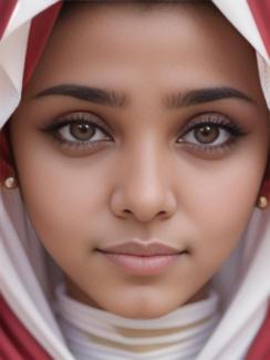 Norway Oslo 20 year old Woman portrait close up