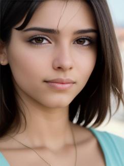 Poland Warszawa (Warsaw) 20 year old Woman portrait close up
