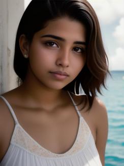 Portugal Lisboa (Lisbon) 20 year old Woman portrait close up